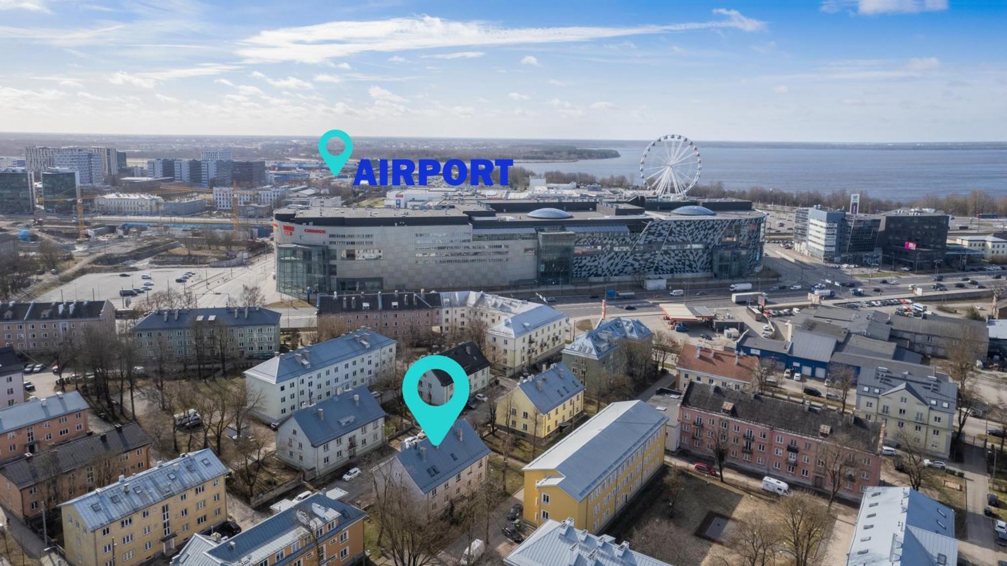 Revalia T1 Airport-Bus Station Studio Eksteriør bilde